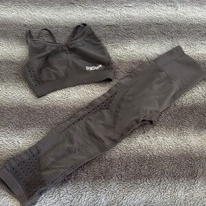 Gymshark Charcoal Activewear Set